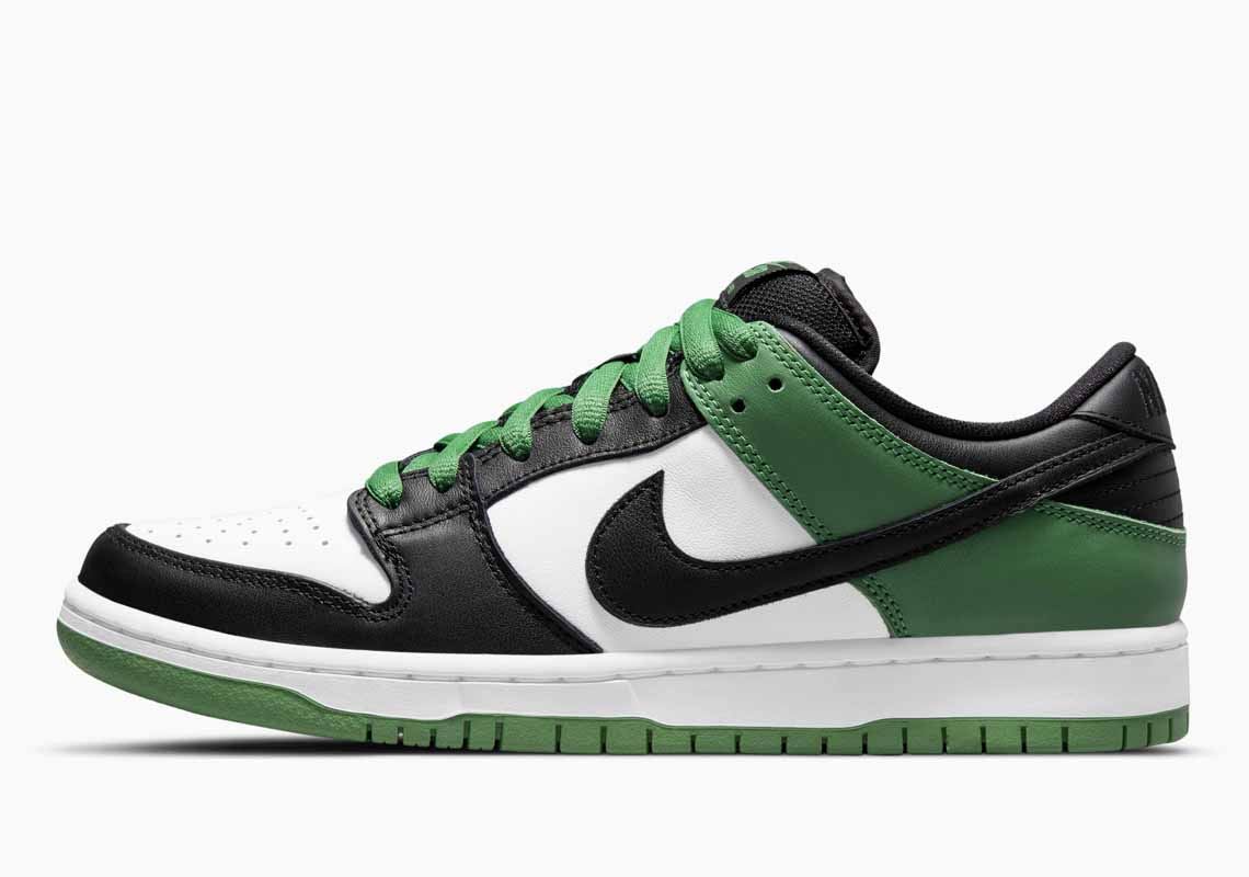 Nike SB Dunk Low Pro Klassisk grön Män och Kvinnor Skor
